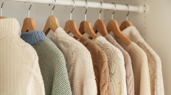 winter clothes storage during summer